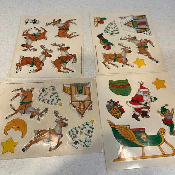 Vintage Christmas Santa Advent Vinyl Clings! 25 pc Window Decor 1993
Current Inc - Picture 3 of 14